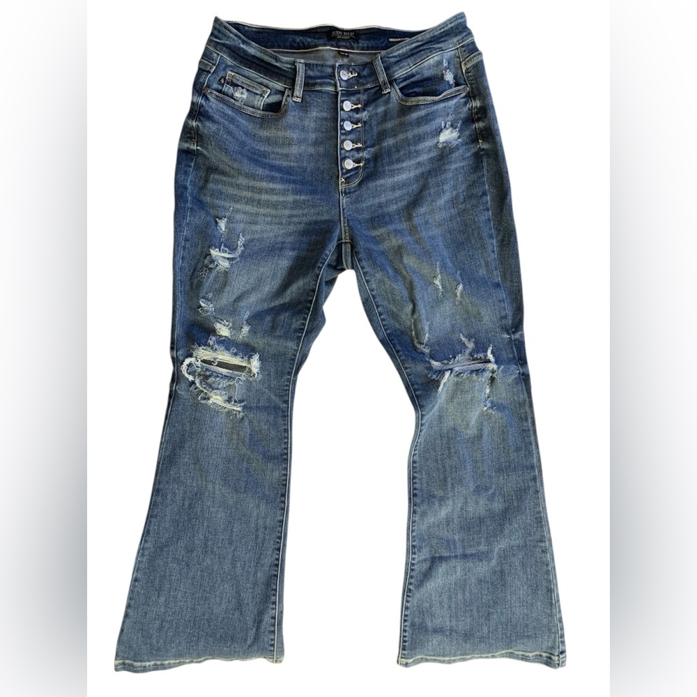 Judy Blue Trouser Flare Jeans Size 14W